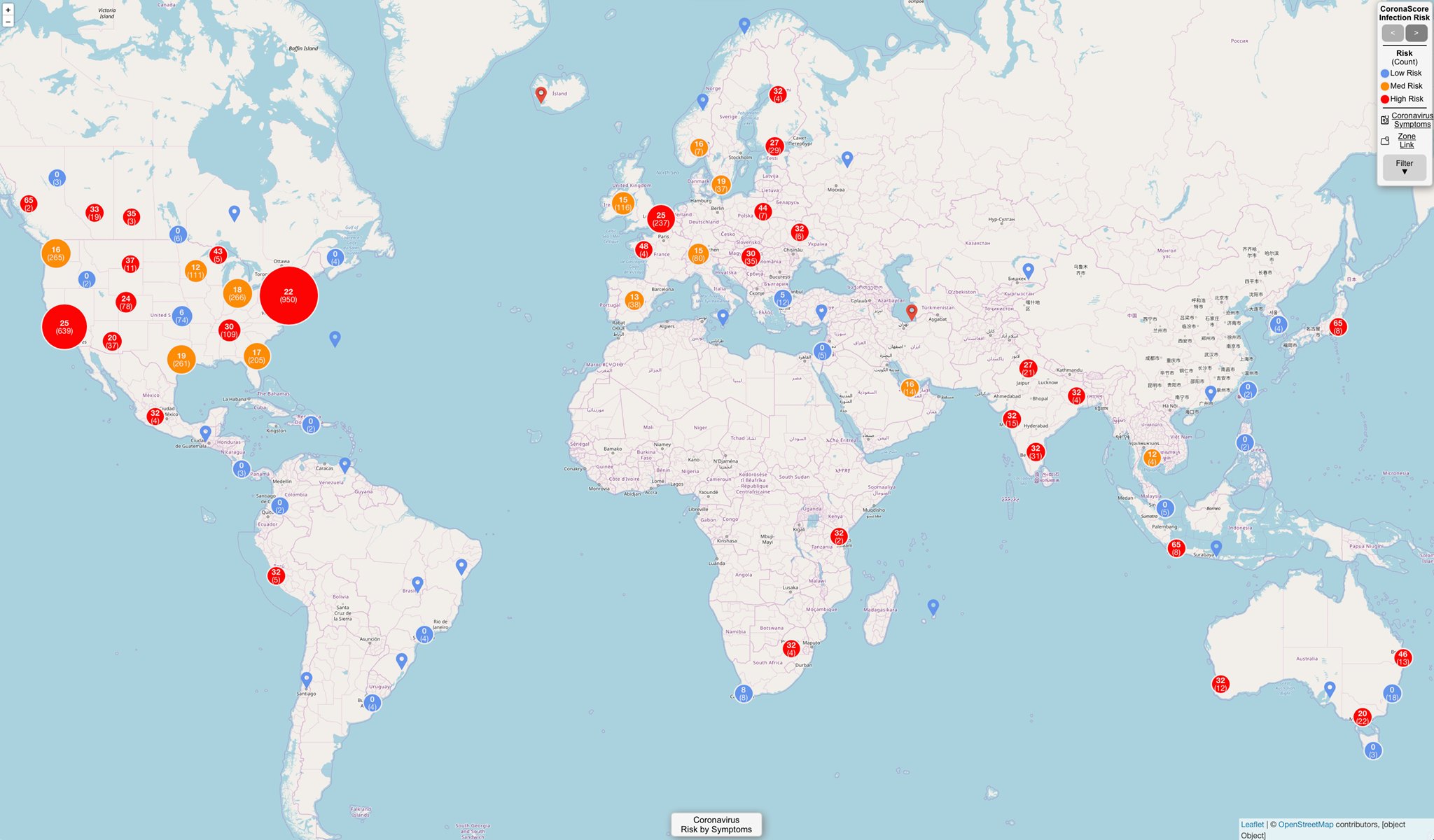 SneezeMap global community of contributors working together